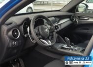 Alfa Romeo Stelvio Veloce Q4 AT 2.0 280 KM|Niebieska|Czarna skóra|Asystent kierowcy+|2023