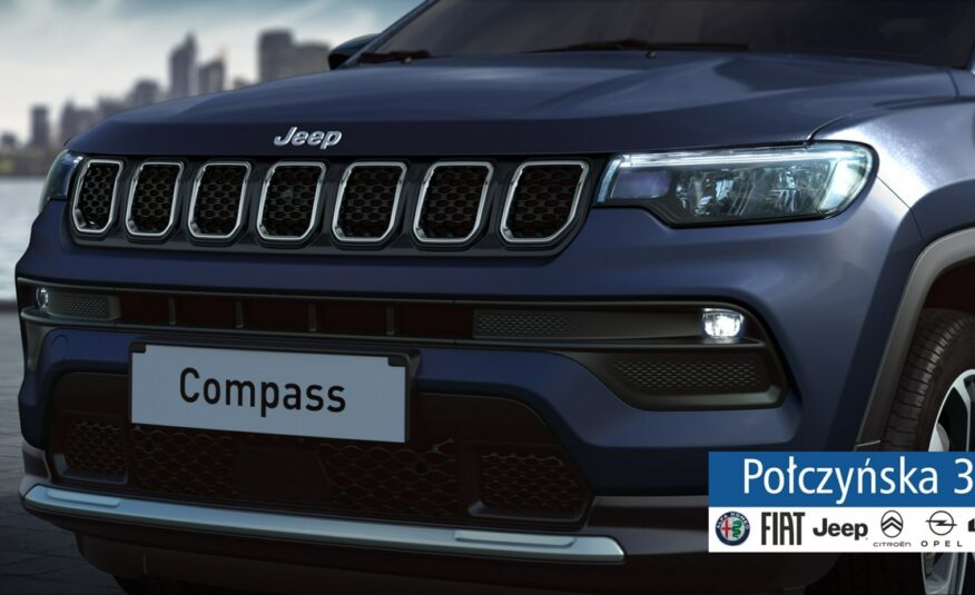 Jeep Compass LIMITED 1.5 e-HYBRID 130KM |Blue|Pak Zim/ Parking +|Leasing od 102%