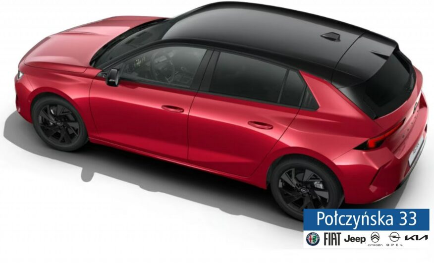 Opel Astra GS 1.2 MT6 130KM S/S|Czerwony| Fotel AGR|Pakiet Intelli-Drive