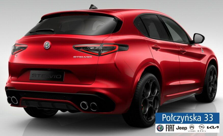 Alfa Romeo Stelvio Quadrifoglio 2.9 V6 520 KM AT8 Q4 | Czerwona perła – Etna Red  | MY23