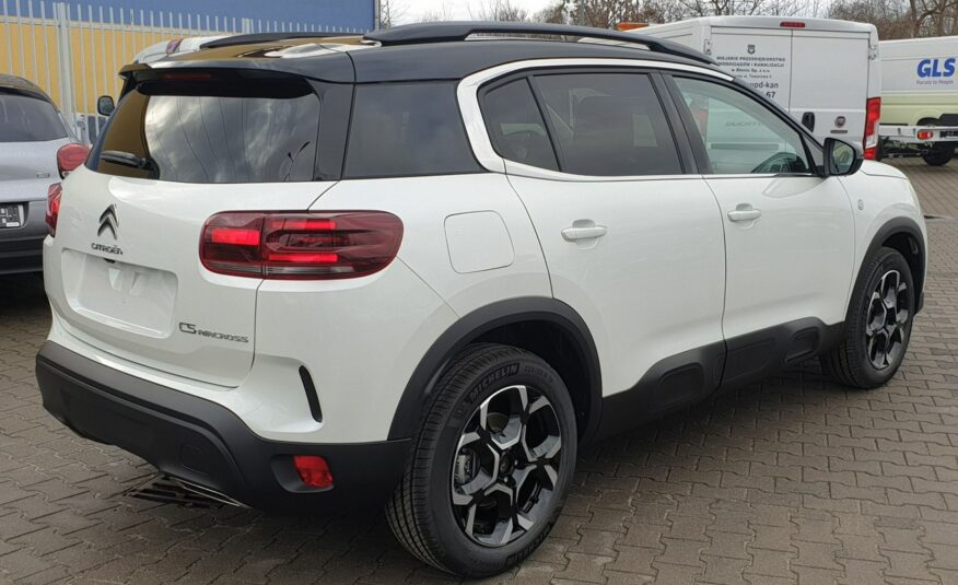 Citroen C5 Aircross 1.5 BlueHDI 130 KM AT8 MAX|Biała perła|Aktywny tempomat|Grzane fotele