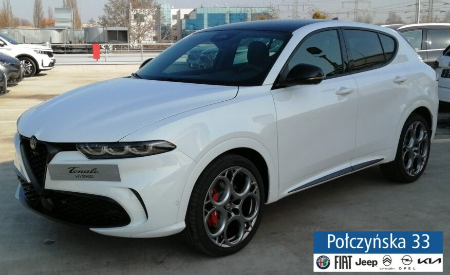 Alfa Romeo Tonale Tributo Italiano |1,5 160 KM | Alfa White/czarny dach| MY24