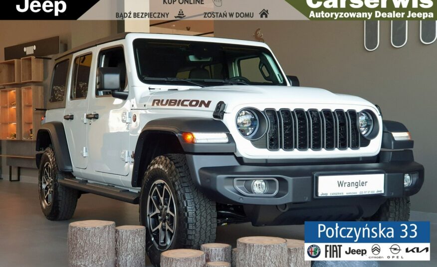 Jeep Wrangler Rubicon ICE 2.0 Turbo 272 KM ATX 4WD | Biały pastel Alpine |MY24