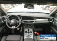 Alfa Romeo Stelvio Veloce Q4 AT 2.0 280 KM|Misano Blue|Szklany dach|Czarna skóra|2024