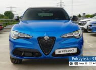 Alfa Romeo Stelvio Veloce Q4 AT 2.0 280 KM|Misano Blue|Szklany dach|Czarna skóra|2024