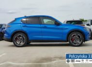 Alfa Romeo Stelvio Veloce Q4 AT 2.0 280 KM|Misano Blue|Szklany dach|Czarna skóra|2024