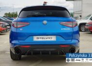 Alfa Romeo Stelvio Veloce Q4 AT 2.0 280 KM|Misano Blue|Szklany dach|Czarna skóra|2024