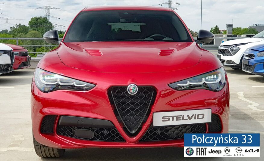 Alfa Romeo Stelvio Quadrifoglio  2.9 V6 520 KM AT8 Q4|Etna Red|Tarcze ceramicz.|Akrapovic