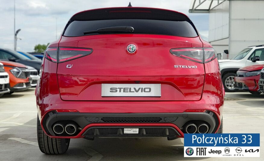 Alfa Romeo Stelvio Quadrifoglio  2.9 V6 520 KM AT8 Q4|Etna Red|Tarcze ceramicz.|Akrapovic