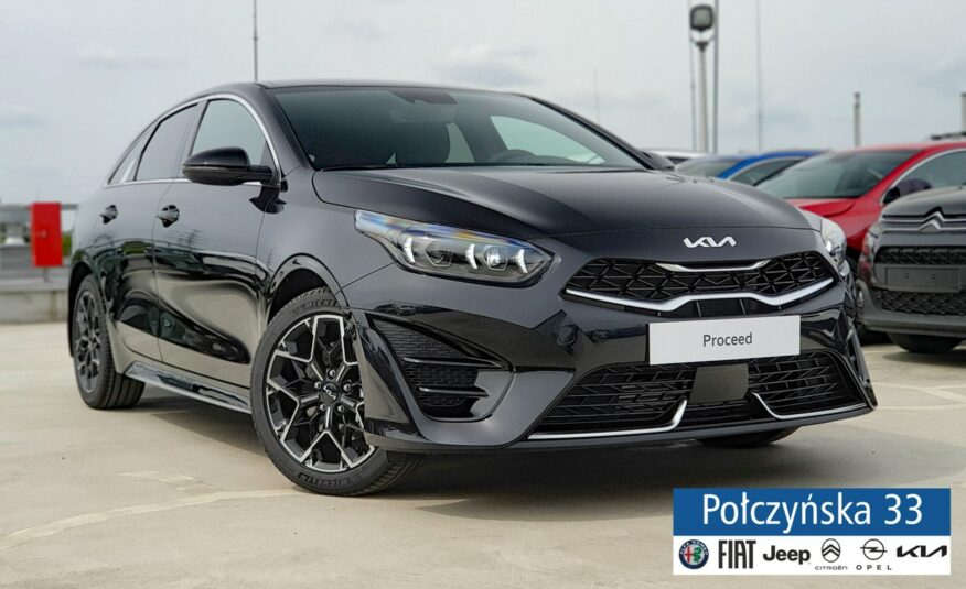 Kia Pro_cee’d 1.5 T-GDI 160KM 6MT|Wersja GT-Line |Black Pearl|TEC+AEB|MY24