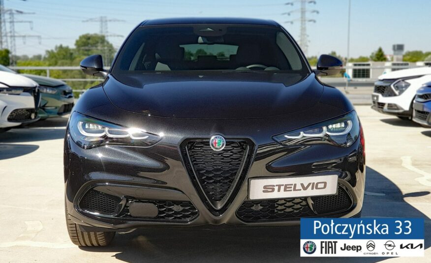 Alfa Romeo Stelvio Veloce Q4 AT 2.0 280 KM| Volcano Black|Pakiet Techno| MY24