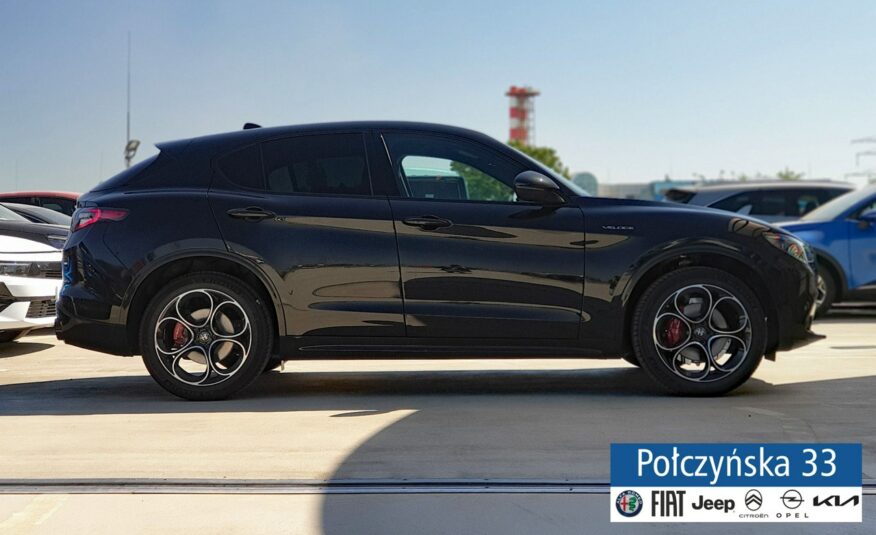 Alfa Romeo Stelvio Veloce Q4 AT 2.0 280 KM| Volcano Black|Pakiet Techno| MY24