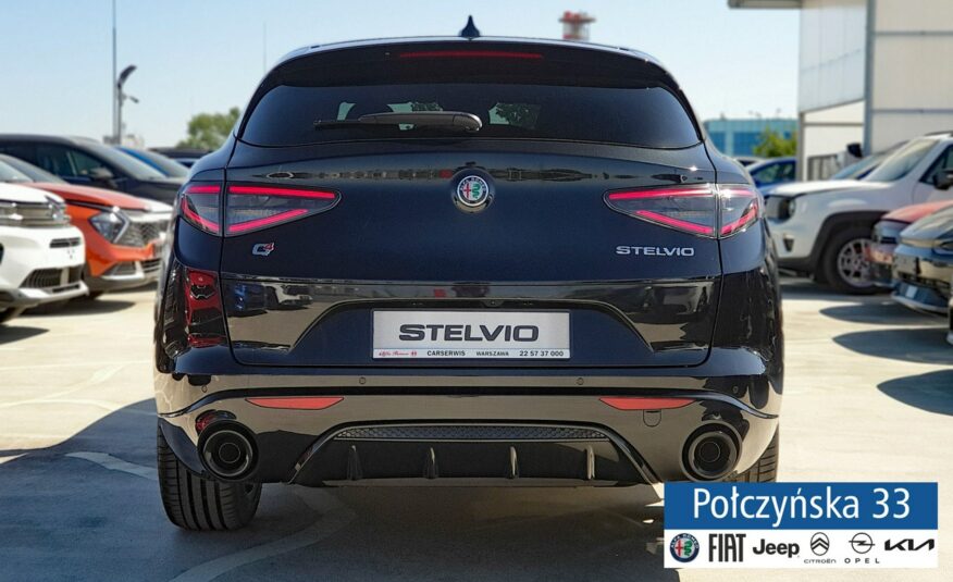 Alfa Romeo Stelvio Veloce Q4 AT 2.0 280 KM| Volcano Black|Pakiet Techno| MY24