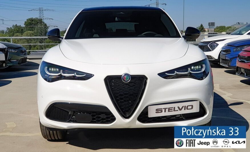 Alfa Romeo Stelvio Tributo Italiano Q4 AT 2.0 280 KM|Pakiet Techno|Biały Alfa White|MY24