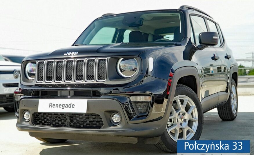 Jeep Renegade Altitude e-Hybrid MHEV 1.5 130KM DCT7 |Pak. Tech i Zimowy|Czarny|MY24