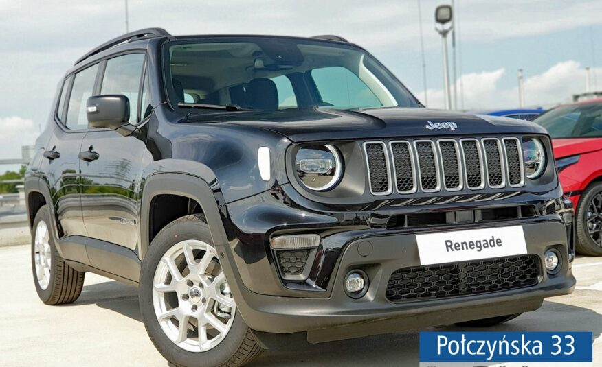 Jeep Renegade Altitude e-Hybrid MHEV 1.5 130KM DCT7 |Pak. Tech i Zimowy|Czarny|MY24