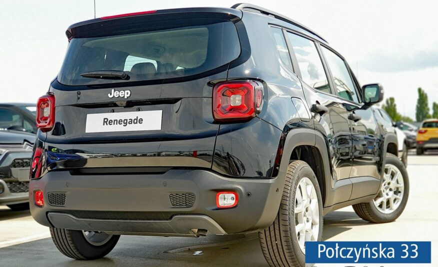 Jeep Renegade Altitude e-Hybrid MHEV 1.5 130KM DCT7 |Pak. Tech i Zimowy|Czarny|MY24