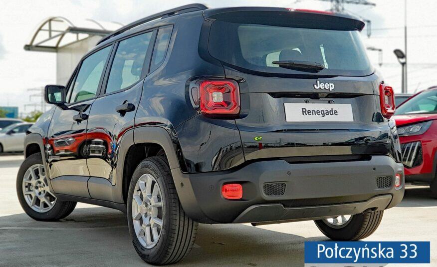 Jeep Renegade Altitude e-Hybrid MHEV 1.5 130KM DCT7 |Pak. Tech i Zimowy|Czarny|MY24