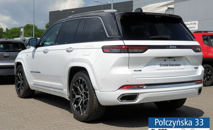 Jeep Grand Cherokee WL Summit Reserve 2.0 PHEV 388KM | Bright white  / Czarna skóra | 2024