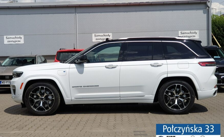 Jeep Grand Cherokee WL Summit Reserve 2.0 PHEV 388KM | Bright white  / Czarna skóra | 2024