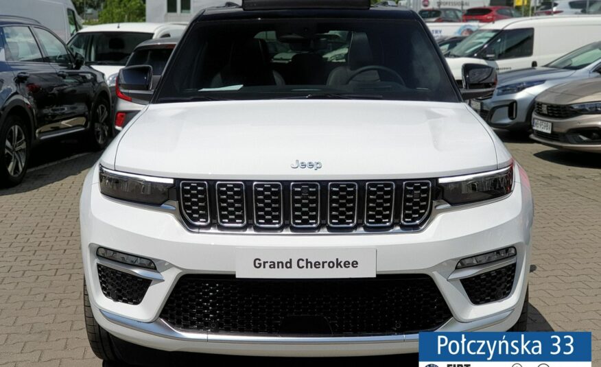 Jeep Grand Cherokee WL Summit Reserve 2.0 PHEV 388KM | Bright white  / Czarna skóra | 2024