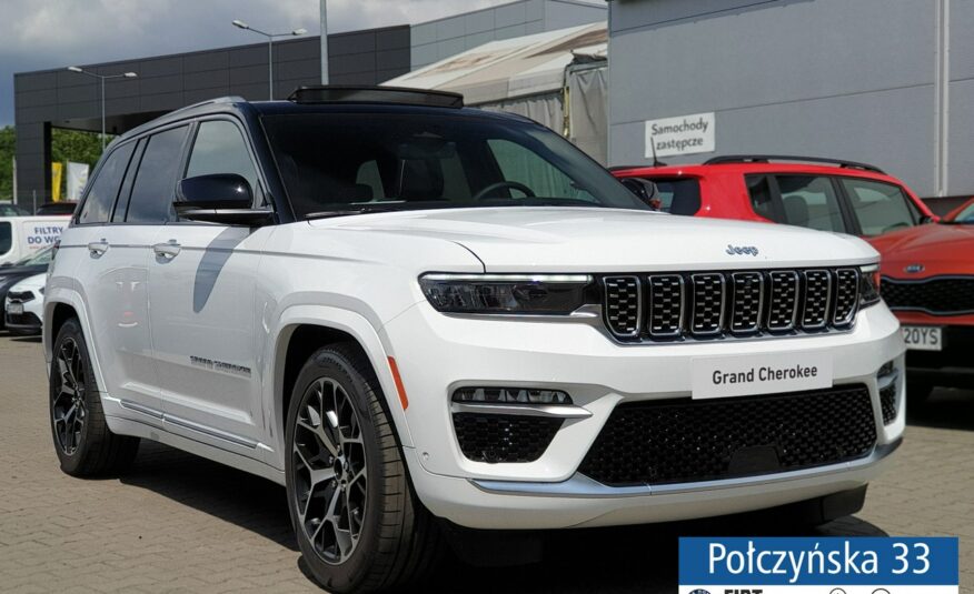 Jeep Grand Cherokee WL Summit Reserve 2.0 PHEV 388KM | Bright white  / Czarna skóra | 2024