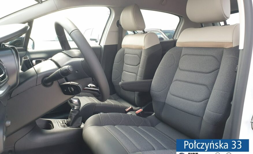 Citroen C3 1.2  83 MT5 wersja Max | Biały z czarnym dachem | Kamera cofania