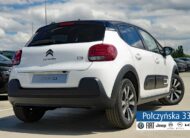 Citroen C3 1.2  83 MT5 wersja Max | Biały z czarnym dachem | Kamera cofania