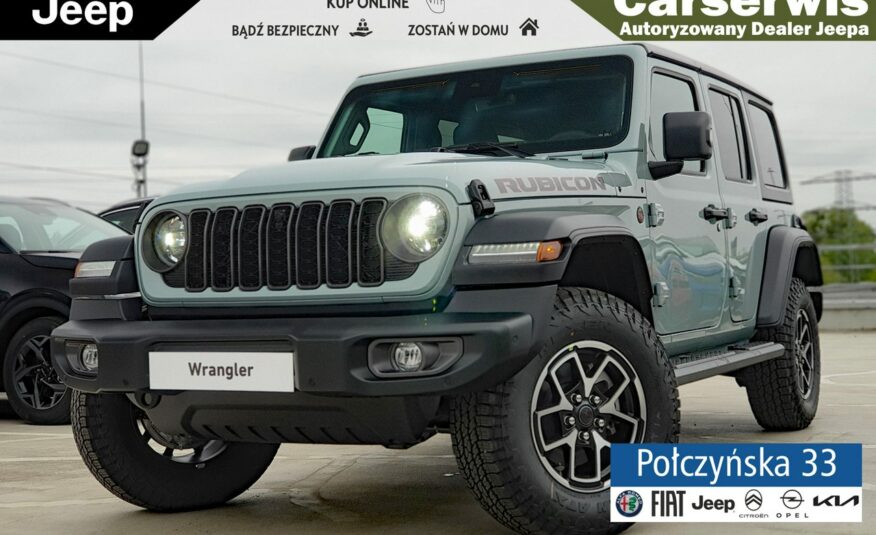 Jeep Wrangler Rubicon ICE 2.0 Turbo 272 KM ATX 4WD | Earl szary pastel |MY24