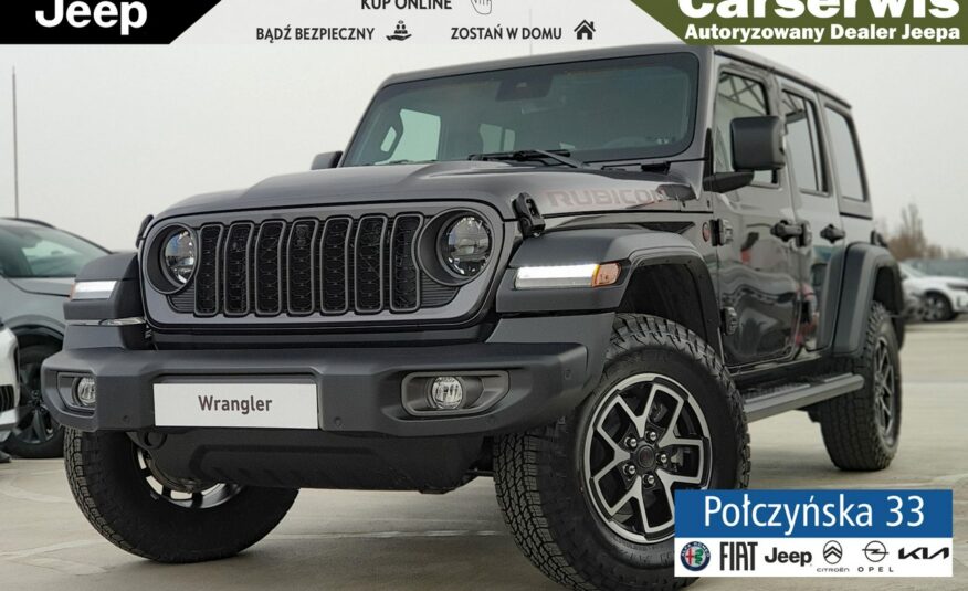 Jeep Wrangler Rubicon ICE 2.0 Turbo 272 KM ATX 4WD | Granite Crystal |MY24