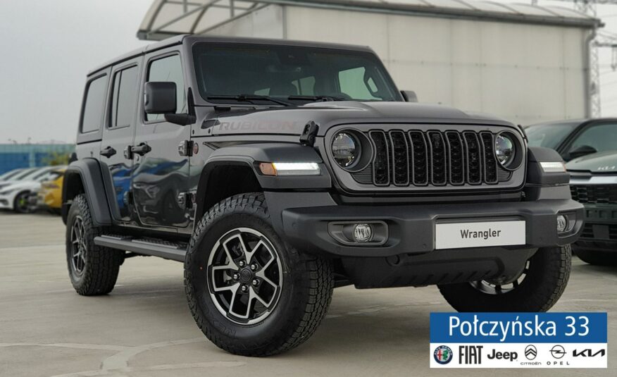 Jeep Wrangler Rubicon ICE 2.0 Turbo 272 KM ATX 4WD | Granite Crystal |MY24