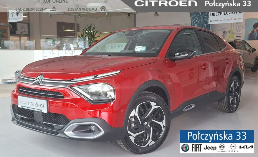 Citroen C4X 1.2 130 KM AT8 MAX | Grzane fotele i przednia szyba | Pakiet Techno