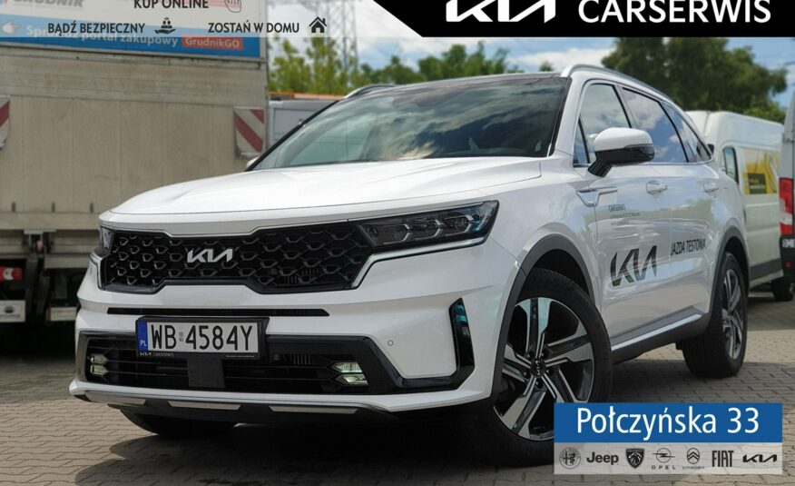 Kia Sorento 1.6 T-GDI HEV 230 KM 6AT AWD 7S Prestige Line New+PNS|Biała Perła|Demo