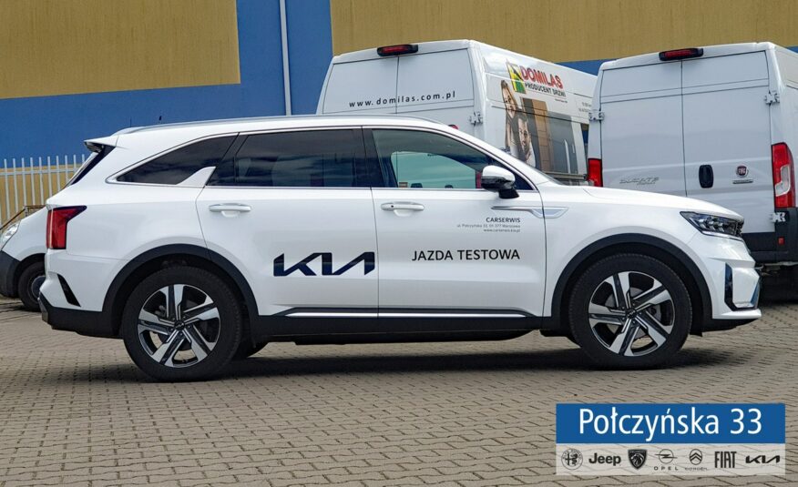 Kia Sorento 1.6 T-GDI HEV 230 KM 6AT AWD 7S Prestige Line New+PNS|Biała Perła|Demo