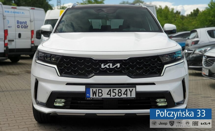 Kia Sorento 1.6 T-GDI HEV 230 KM 6AT AWD 7S Prestige Line New+PNS|Biała Perła|Demo