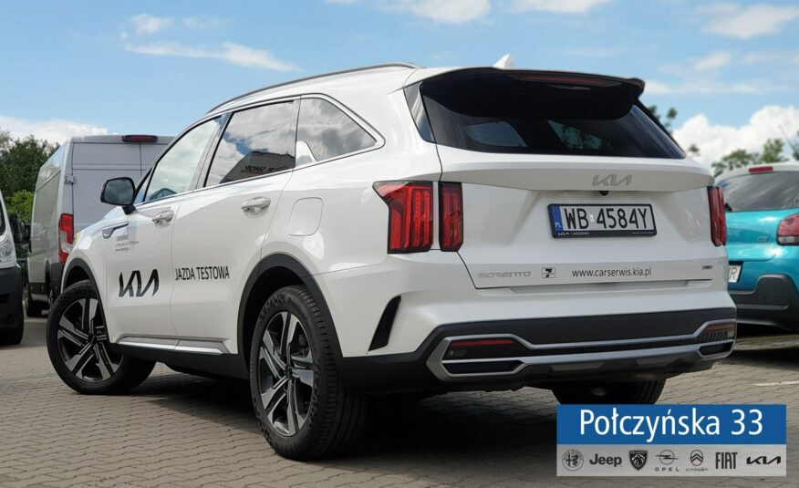 Kia Sorento 1.6 T-GDI HEV 230 KM 6AT AWD 7S Prestige Line New+PNS|Biała Perła|Demo