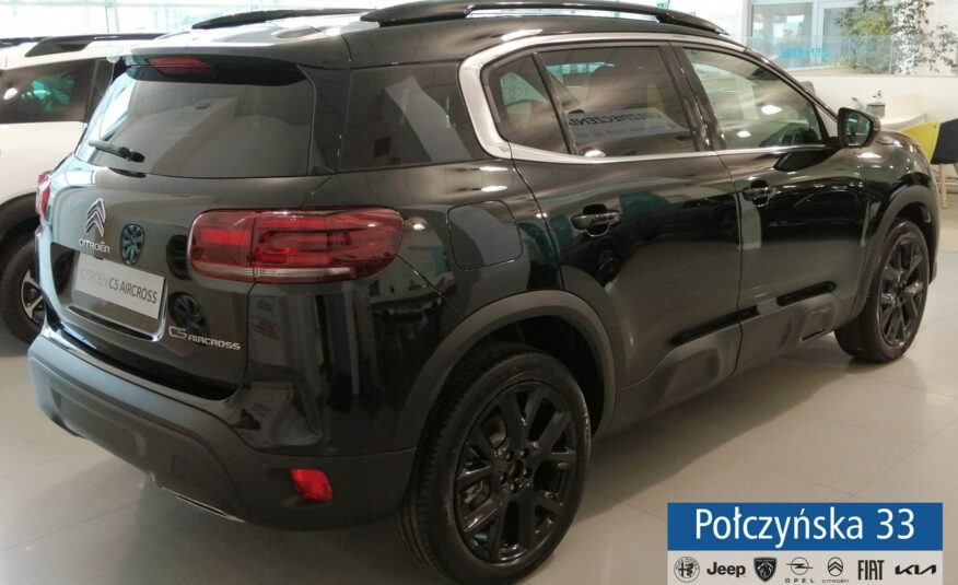 Citroen C5 Aircross 1.5 BlueHDI 130 KM AT8|Czarny|Pak. Citroen Play, Techno, Black