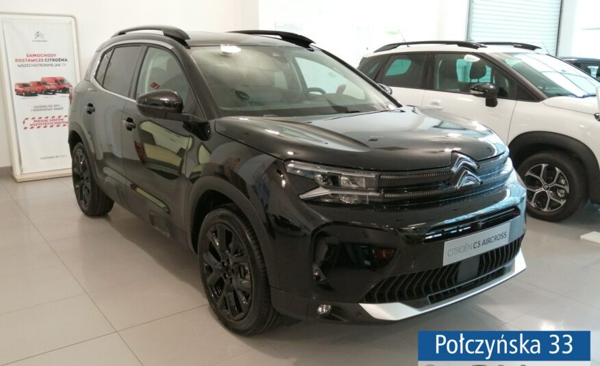 Citroen C5 Aircross 1.5 BlueHDI 130 KM AT8|Czarny|Pak. Citroen Play, Techno, Black