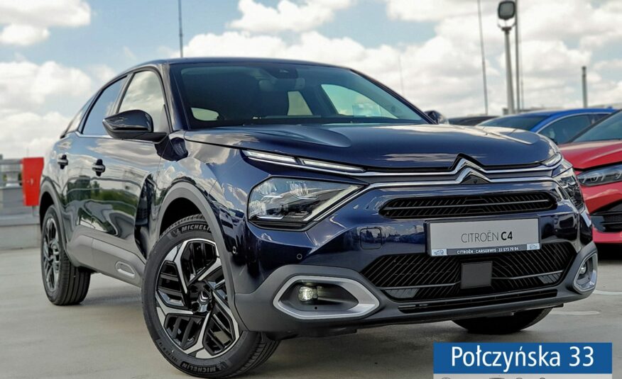 Citroen C4 1.2 Hybrid 136 KM eDCT6 MAX|Grzane fotele|Pakiet Jazdy Autonomicznej