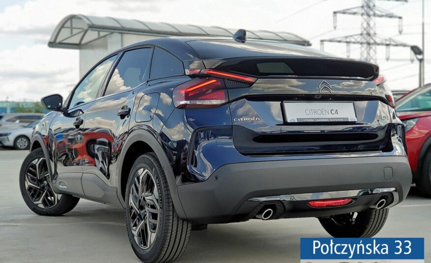 Citroen C4 1.2 Hybrid 136 KM eDCT6 MAX|Grzane fotele|Pakiet Jazdy Autonomicznej