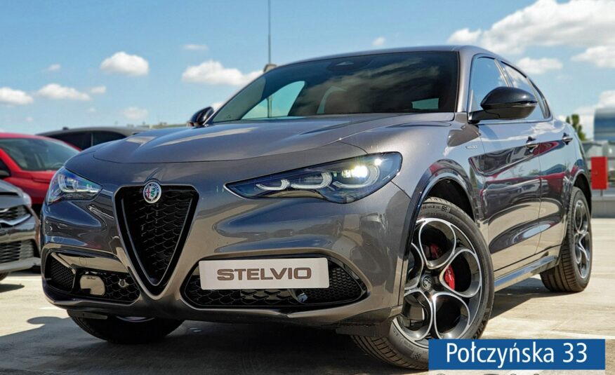 Alfa Romeo Stelvio Veloce Q4 AT 2.0 280 KM|Vesuvio Grey|Premium Theatre Sound, Techno|24