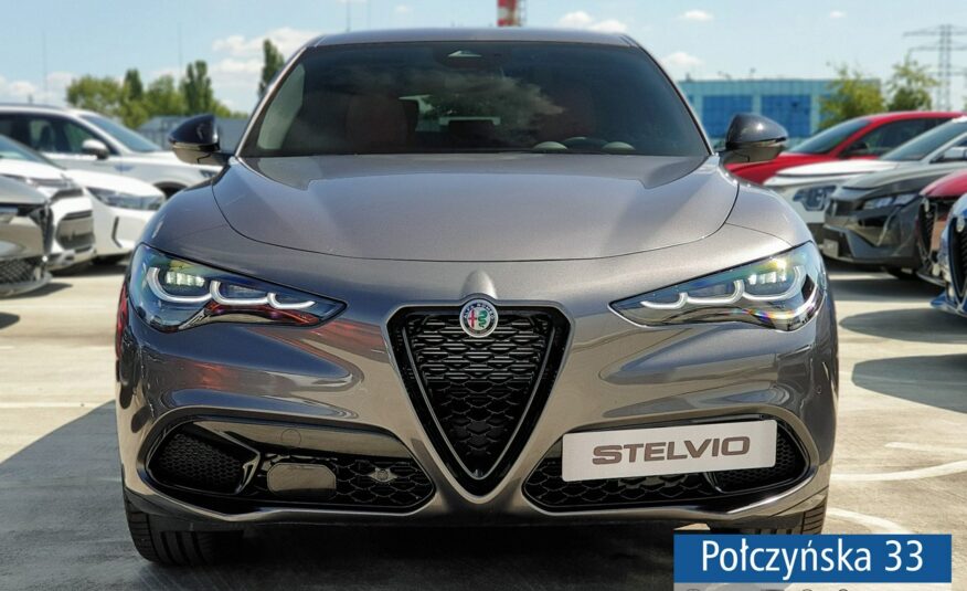 Alfa Romeo Stelvio Veloce Q4 AT 2.0 280 KM|Vesuvio Grey|Premium Theatre Sound, Techno|24