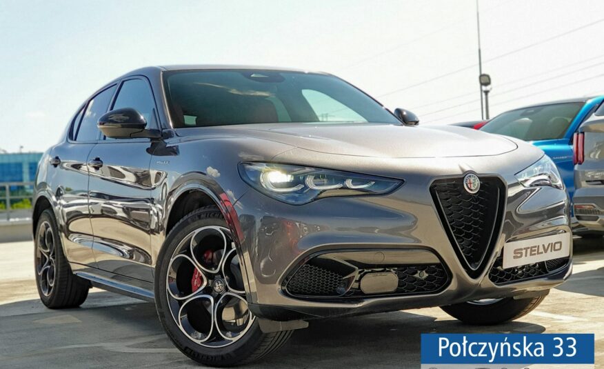 Alfa Romeo Stelvio Veloce Q4 AT 2.0 280 KM|Vesuvio Grey|Premium Theatre Sound, Techno|24