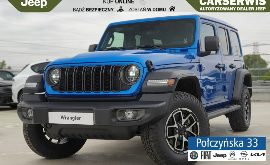 Jeep Wrangler Rubicon 2.0 Turbo 272 KM ATX 4WD | Niebieski Hydro Blue | MY24