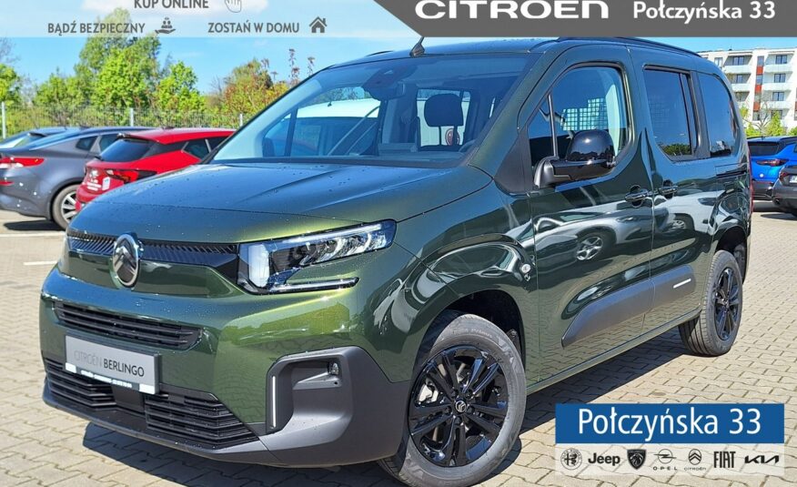 Citroen Berlingo 1.5 HDI 130 AT8 M | wersja Plus | Pakiet Style | Nowy model 2024