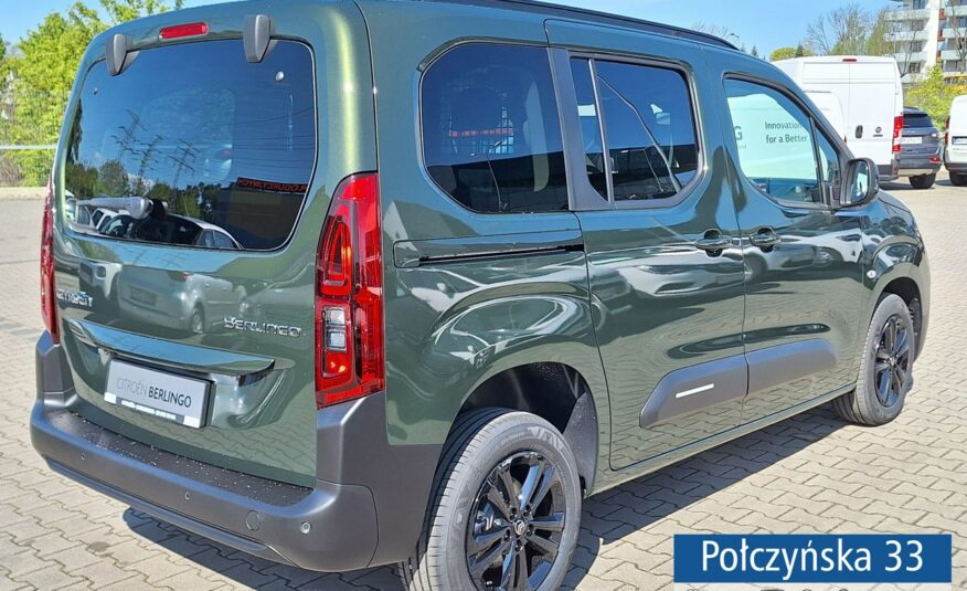 Citroen Berlingo 1.5 HDI 130 AT8 M | wersja Plus | Pakiet Style | Nowy model 2024