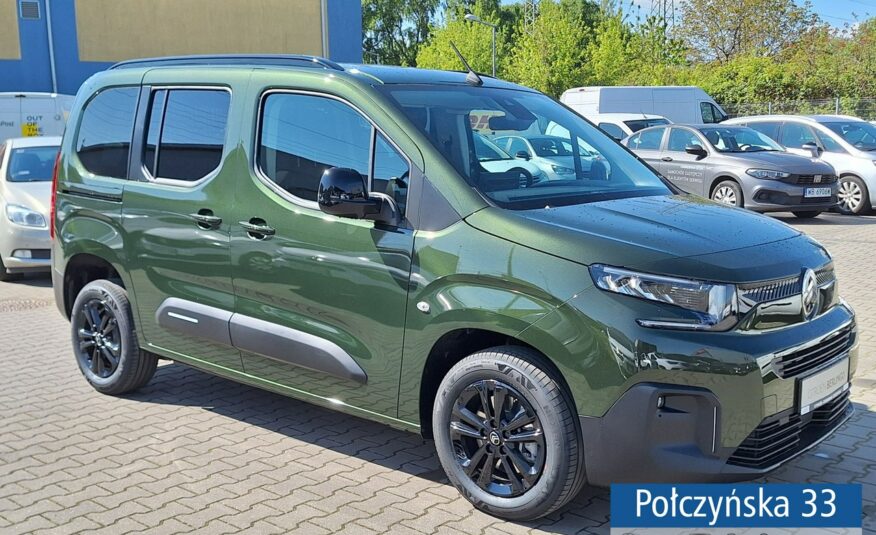 Citroen Berlingo 1.5 HDI 130 AT8 M | wersja Plus | Pakiet Style | Nowy model 2024