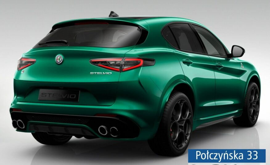 Alfa Romeo Stelvio Quadrifoglio  2.9 V6 520 KM AT8 Q4|Montreal Green| Techno|MY24