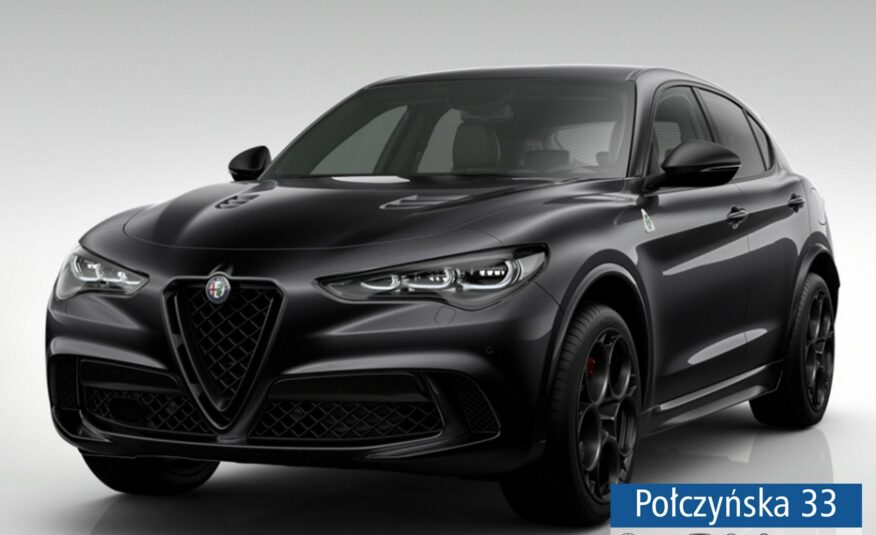 Alfa Romeo Stelvio Quadrifoglio  2.9 V6 520 KM AT8 Q4|Vulcano Black| Techno|MY24