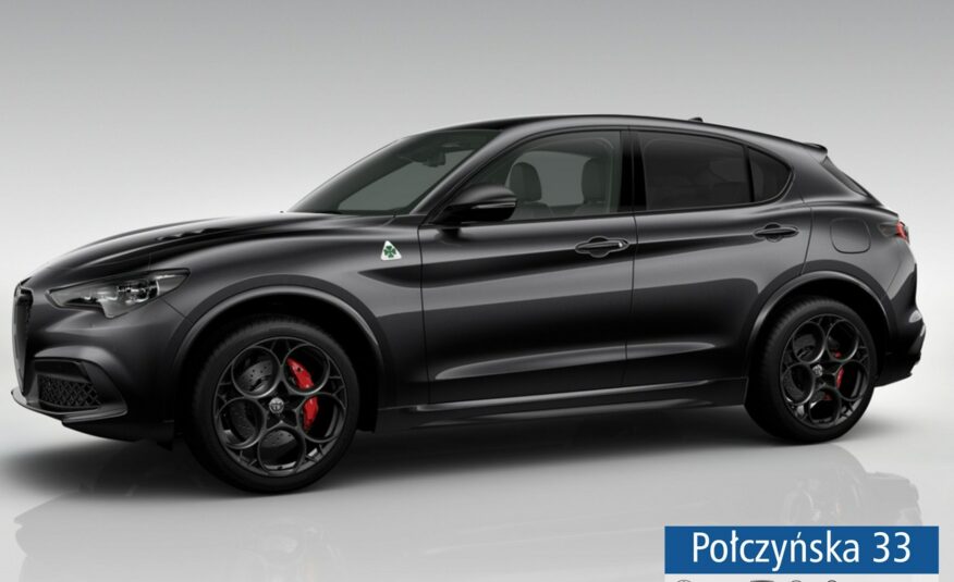 Alfa Romeo Stelvio Quadrifoglio  2.9 V6 520 KM AT8 Q4|Vulcano Black| Techno|MY24